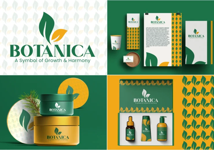 Botanica Logo & Brand Identitiy Design Case Study | Rankva Marketing Agency